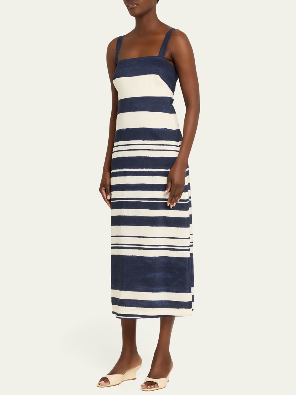 Veronica Beard Ella Striped Midi Dress - Picture 7 of 14